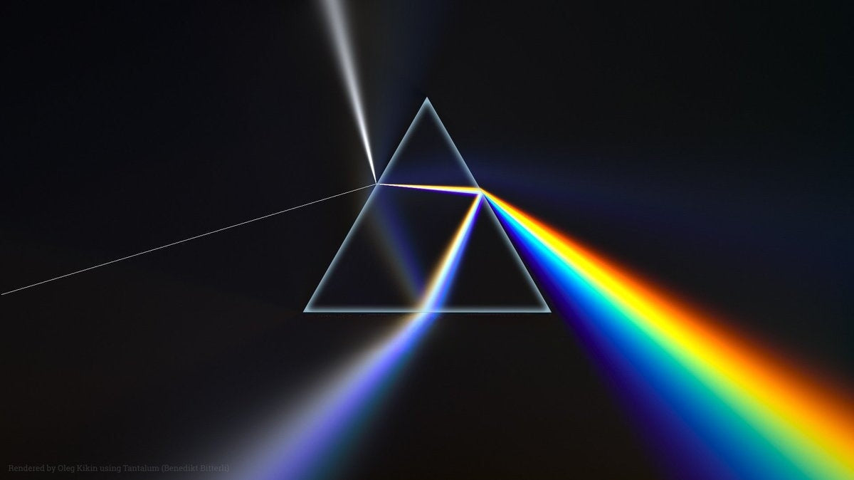 le spectre de lumière bleue