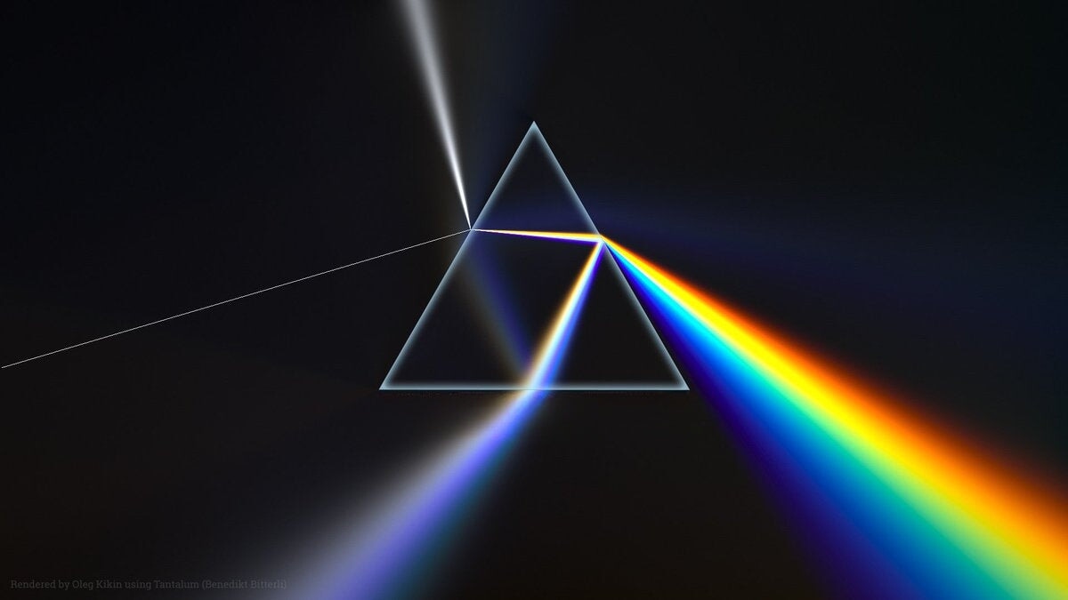 le spectre de lumière bleue