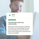 Customer review: A very nice discovery, this company...
After more than two weeks of use, I notice less eye fatigue and especially far fewer headaches upon waking up in particular. The promise is kept, I am amazed